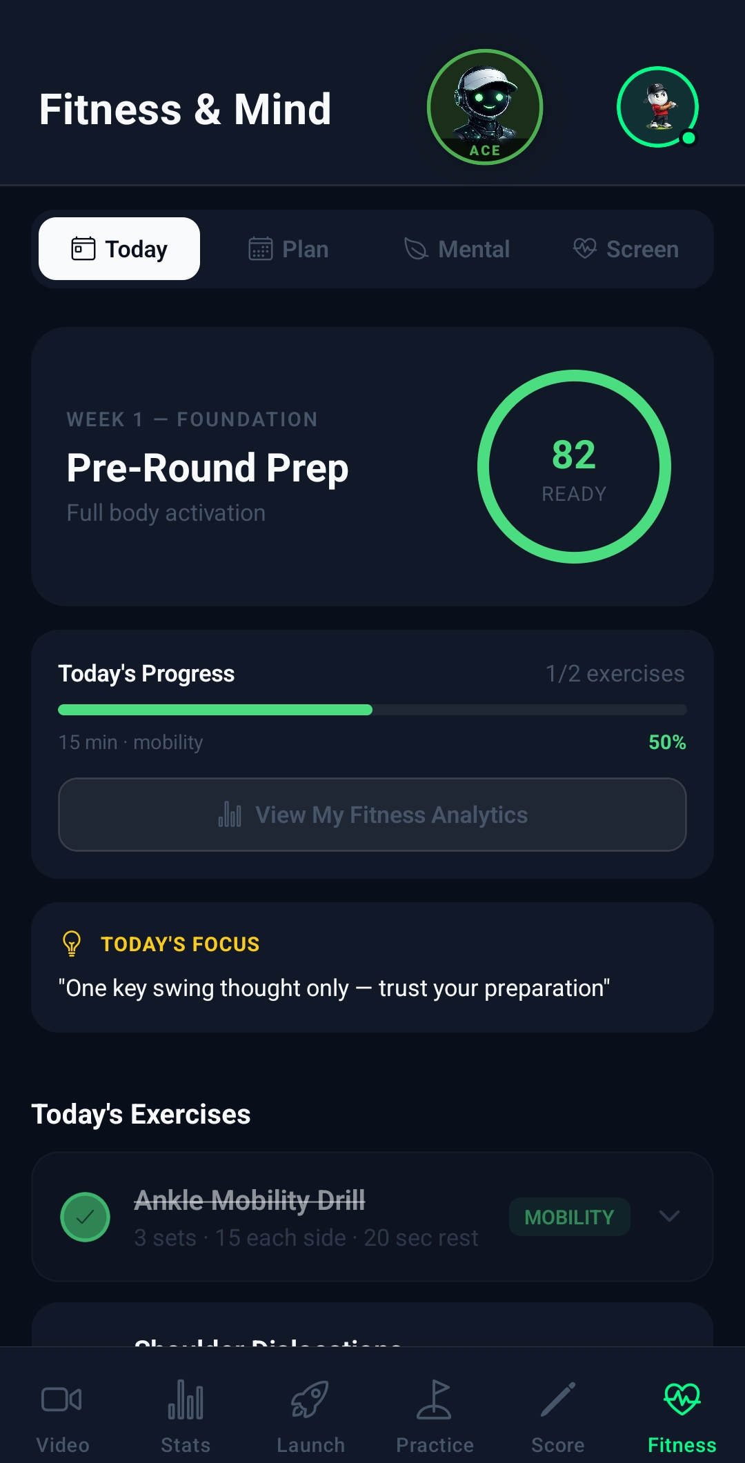 Fitness & Mental Game